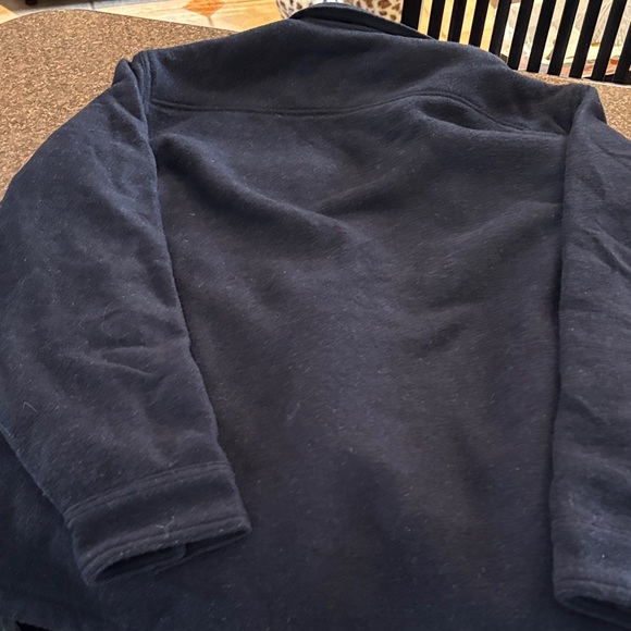 Faherty Men's Dark Blue Range Fleece Lined Shirt Jacket-L - Picture 11 of 13